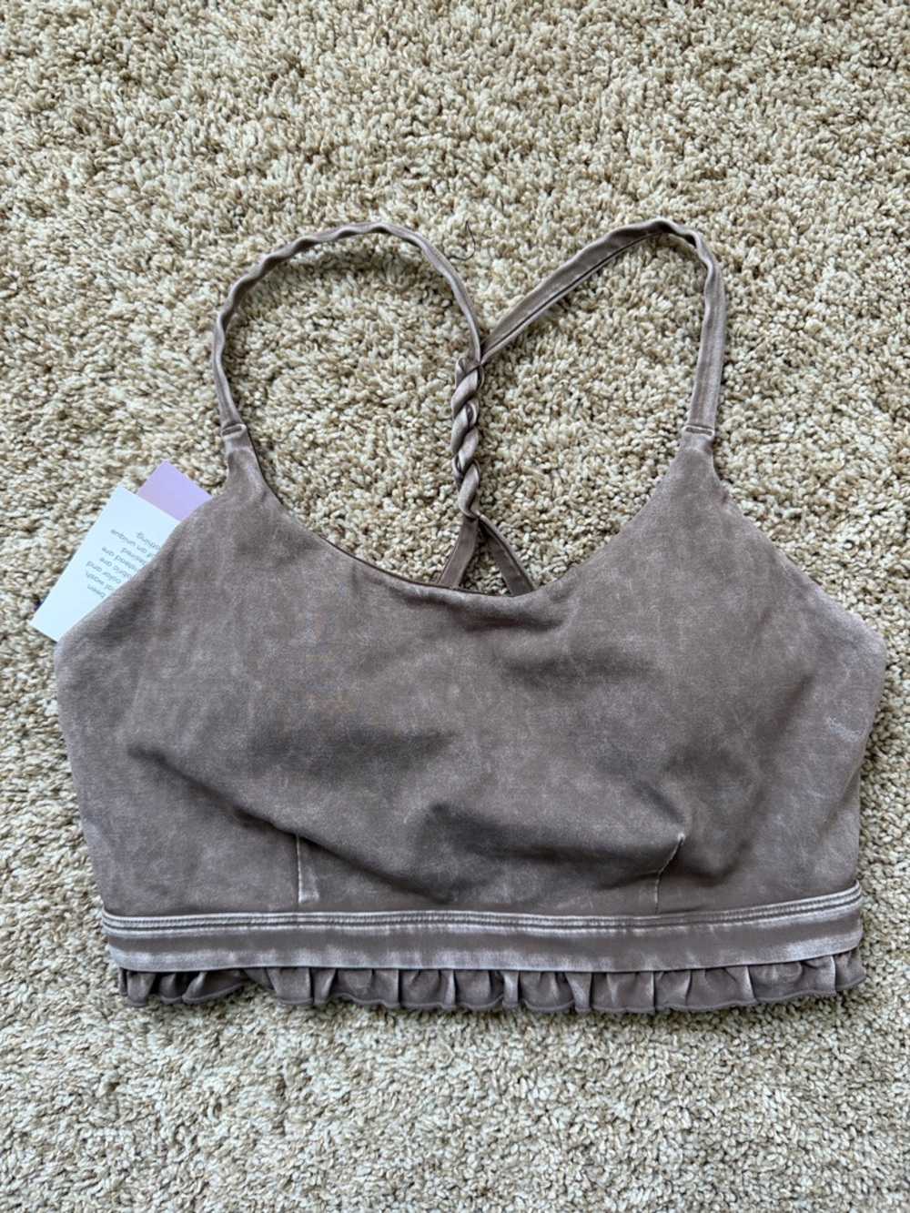 Joy Lab Brown Medium Support Sports Bra